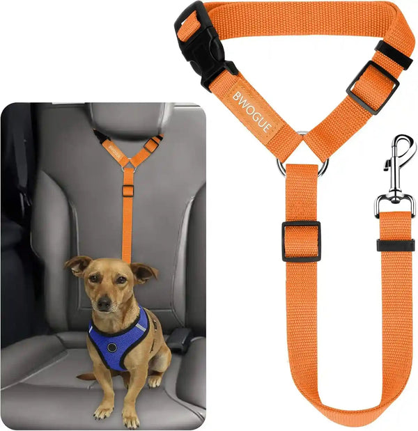Adjustable Pet Seat Belt Restraint for Dogs and Cats - Vehicle Headrest Safety Harness (1 Pack)18