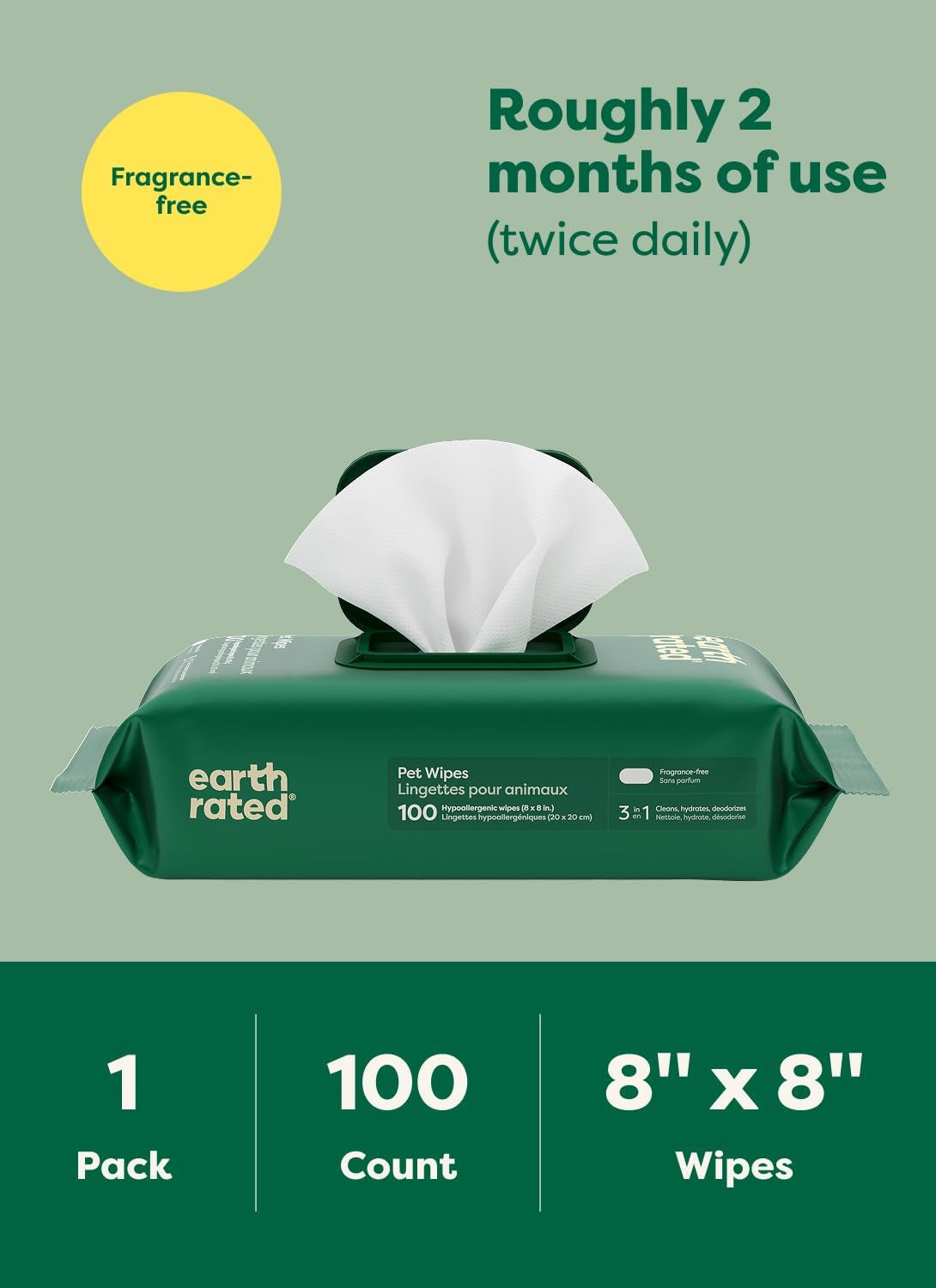 earth-rated-dog-wipes-for-paws-butt-deodorizing-unscented-100ct-hypoallergenic-3-in-1-cleaning-and-hydrating-for-grooming-paws-body-and-butt