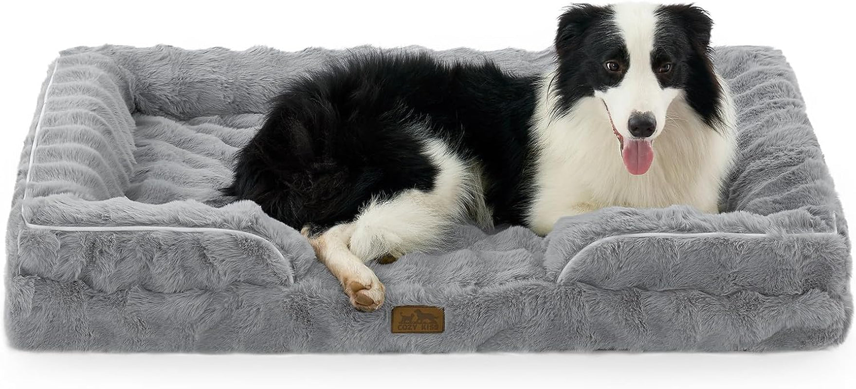 cozy-kiss-orthopedic-dog-bed-for-extra-large-dog-44x32-inch-xl-faux-fur-pet-sofa-bolster-foam-bed-with-sides-non-slip-and-egg-crate-big-dog-couch-bed-with-washable-removable-cover-beige