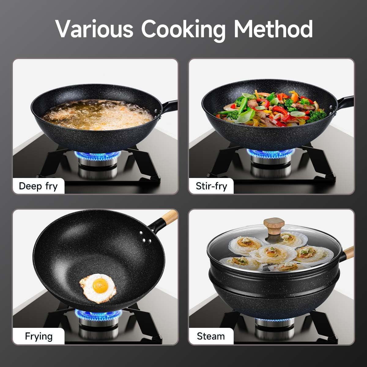 non-stick-wok-with-steamer-basket-12-inches-stir-fry-pans-with-lid-flat-bottom-pan-multifunctional-cookware-chinese-woks-for-induction-gas-halogen