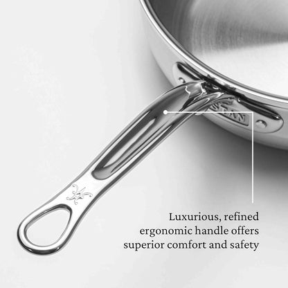 Hestan Probond Forged - Professional Clad Stainless Steel All-In-One Pan, 5 Quart, with Helper Handle, Induction Compatible7