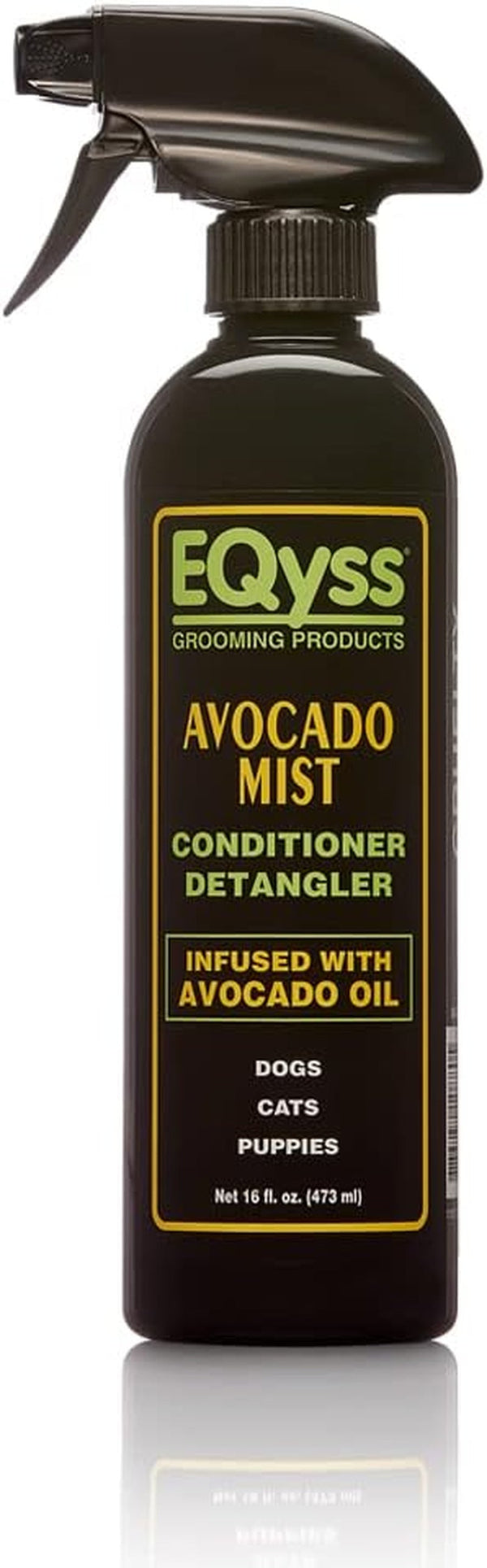 Eqyss Avocado Mist Pet Spray Conditioner - Shines, Conditions, and Reduces Shedding, Weightless Leave in Spray - for Dogs, Cats, Puppies - Oil and Silicone Free, Ph Balanced, USA Made1