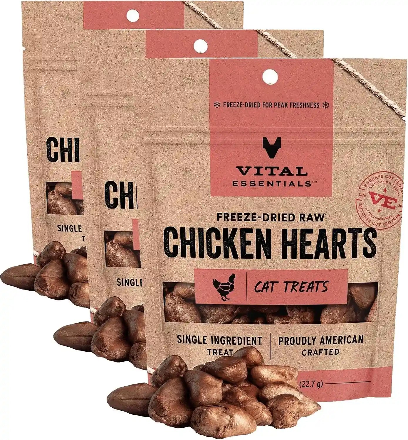 vital-essentials-freeze-dried-raw-chicken-hearts-cat-treats-0-8-oz-bag-single-ingredient-premium-quality-protein-grain-free-usa-made-with-u-s-globally-sourced-ingredients