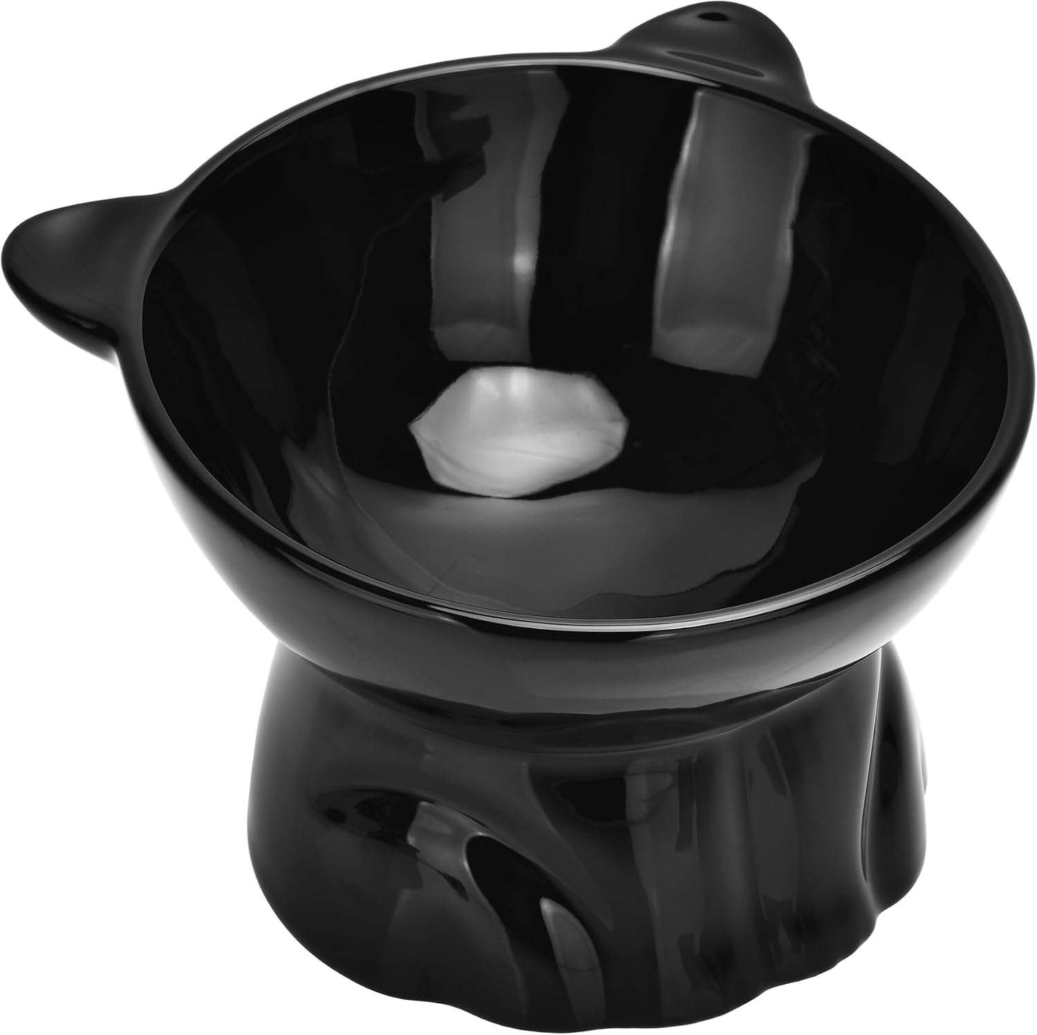 elevated-cat-food-bowl-8-oz-ceramic-raised-and-tilted-water-bowl-anti-vomiting-and-protect-pets-spines-dishes-for-fat-faced-cat-indoor-cats-kitten-small-dog-white
