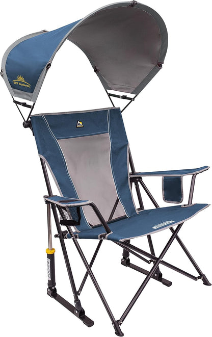 Sunshade Rocker Outdoor Rocking Chair with Canopy1