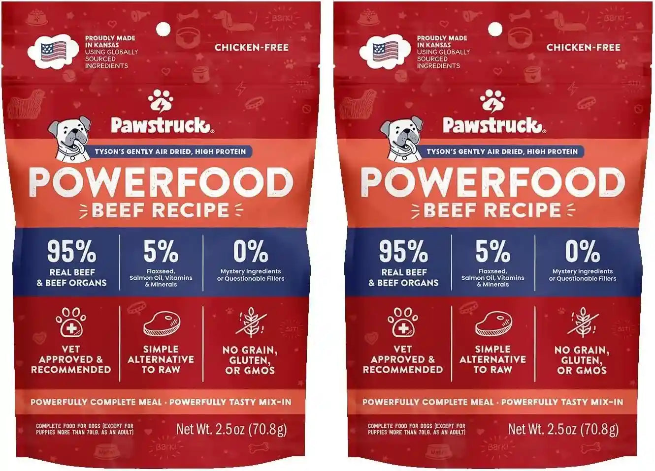 pawstruck-air-dried-dog-food-with-real-beef-grain-free-made-in-usa-non-gmo-vet-recommended-high-protein-limited-ingredient-full-feed-for-all-breeds-ages-2lb-bag