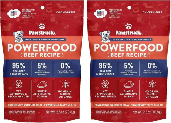 Pawstruck Air Dried Dog Food with Real Beef, Grain-Free, Made in USA, Non-Gmo & Vet Recommended, High Protein Limited Ingredient Full-Feed for All Breeds & Ages, 2Lb Bag19
