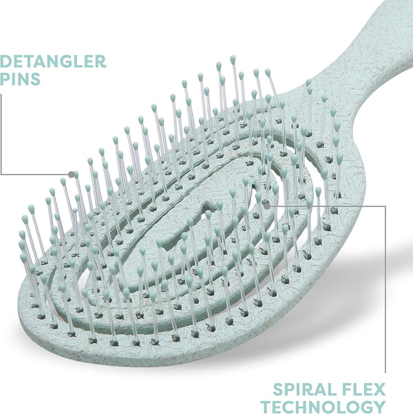 Biosilk for Pets Eco Friendly Detangling Pin Brush for Dogs, Gentle Dog Grooming Brush Designed to Help Remove Knots and Tangles and Support Healthy Coats for All Dogs | Gentle Grooming Brush Removes Knots and Tangles; Supports Healthy Coats for All Dog Breeds5