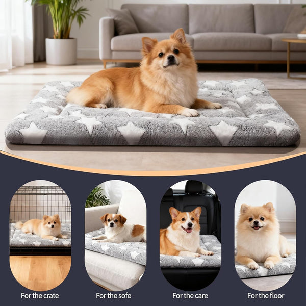 Dog Bed Mat – Soft & Comfortable Dog Kennel Pad for Crate – Durable Crate Bed & Mat for Dogs & Cats – Ideal for Crate, Kennel, and Home Use4