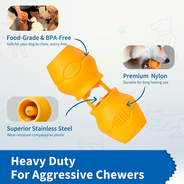 Petclan Chewise Bully Stick Holder for Dogs, Metal Teeth Dog Chew Holder | Prevents Choking, Fits Most Dogs, Bully Sticks & Most Chews, Metal Teeth Grip to the Last Inch, Bpa-Free, Dishwasher Safe3