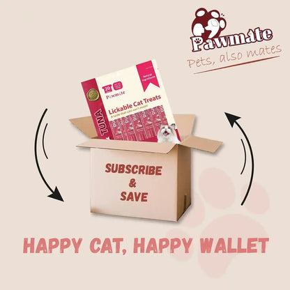 Pawmate Lickable Tuna & Duck Cat Treats, High Moisture Wet Cat Squeeze | Urinary Health & Hydration, Creamy Cat Puree for Kittens & Adult Cats, Grain-Free, 20 Tubes X 15G9