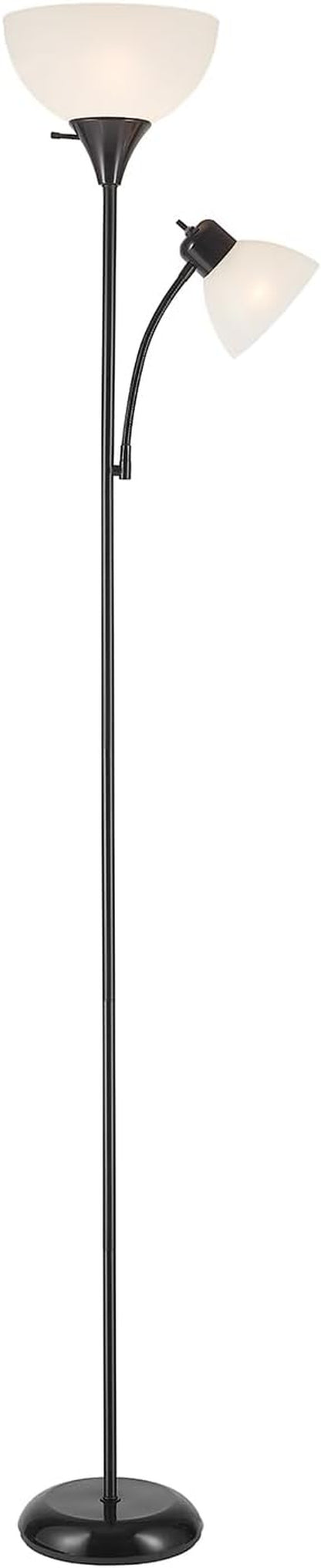 67135 72" Floor Lamp with Adjustable Reading Light, Bright, Easy-To-Assemble Torchiere for Bedroom, Living Room & Office - Space-Saving Slim Design9