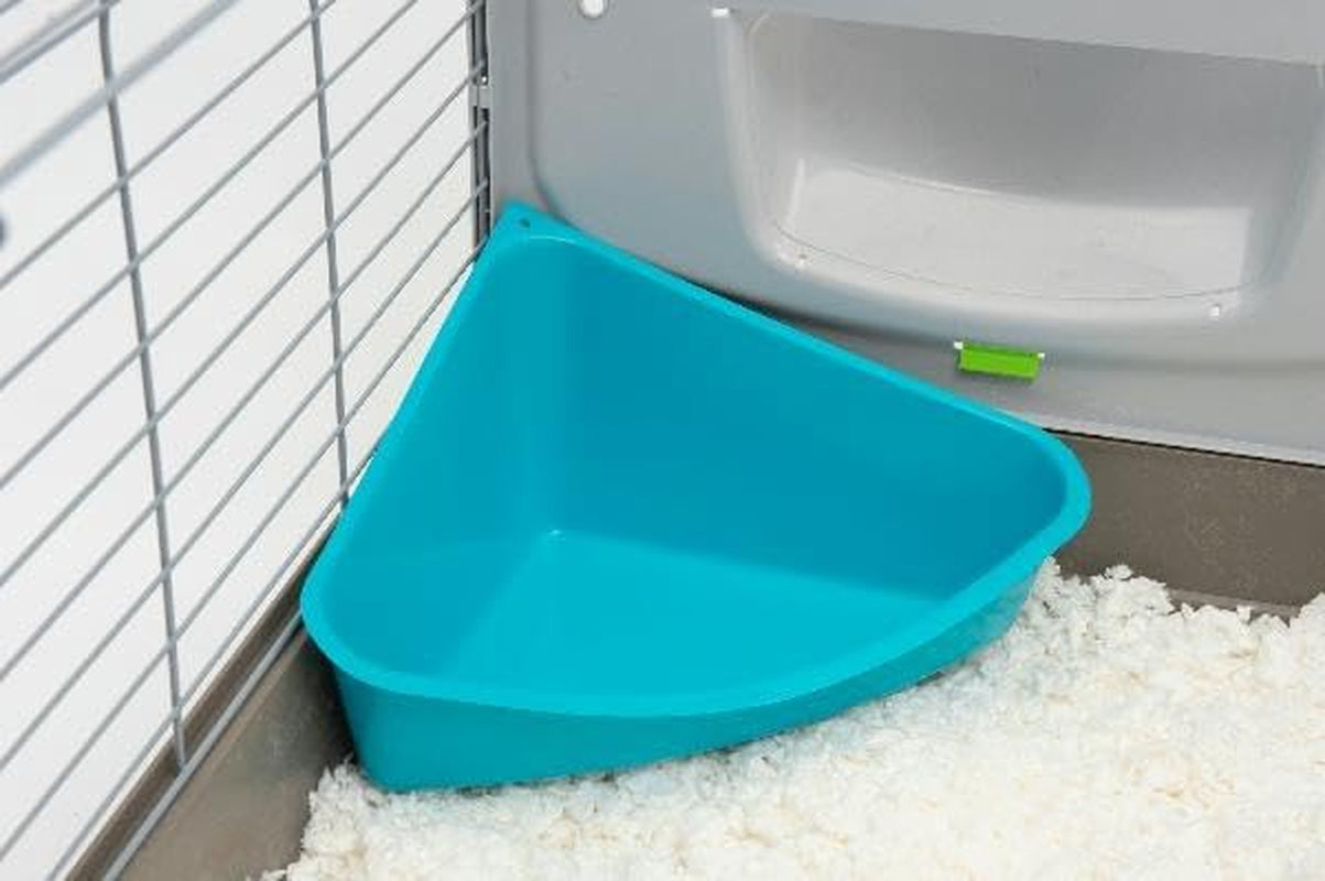 lixit-corner-litter-pan-for-ferrets-rabbits-rats-guinea-pigs-and-other-small-animals-blue-pack-of-1