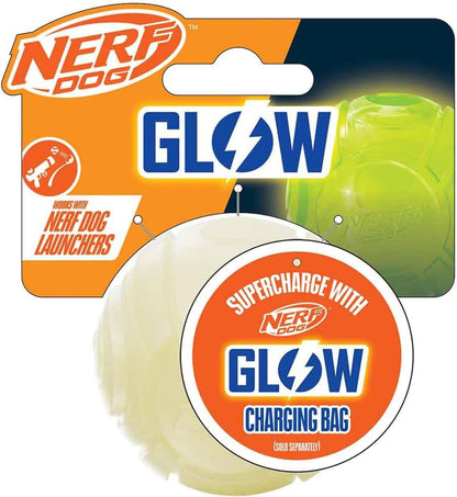 Nerf Dog Tennis Ball Blaster Dog Toy Blue/Orange, 16 Inch Compact Blaster with 1 Ball16