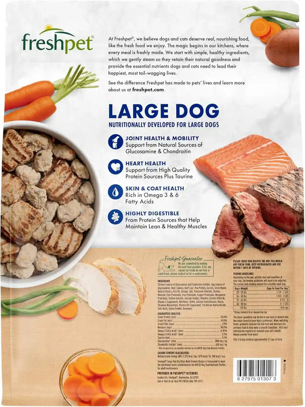Freshpet Healthy & Natural Large Dogs/Breeds Dog Food, Fresh Multi Protein Recipe, 5Lb3