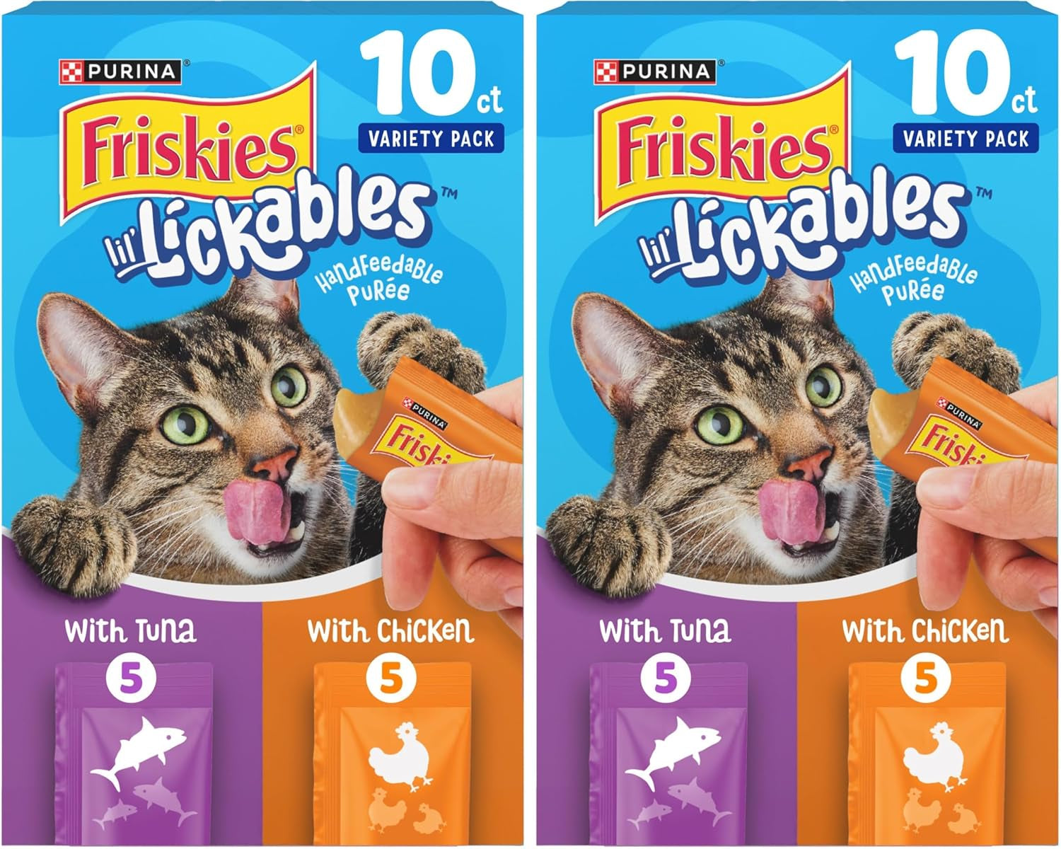 purina-friskies-lil-lickables-with-chicken-or-tuna-variety-pack-lickable-cat-treats-5-oz-pack-of-10