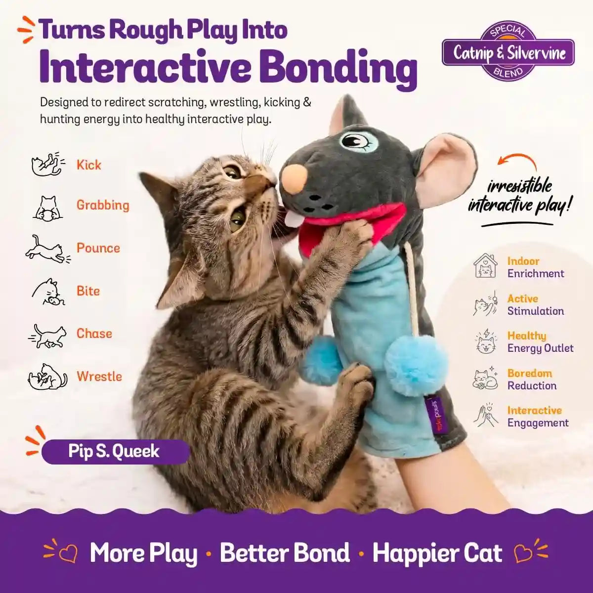pounce-purr-meow-mitt-wearable-cat-wrestling-glove-puppet-mouse-catnip-silvervine-plush-hand-puppet-crinkle-sounds-wiggling-arms-dual-layer-interactive-toy-indoor-cats-kitten