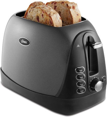 Oster 2 Slice Bread Bagel Toaster Metallic Grey1