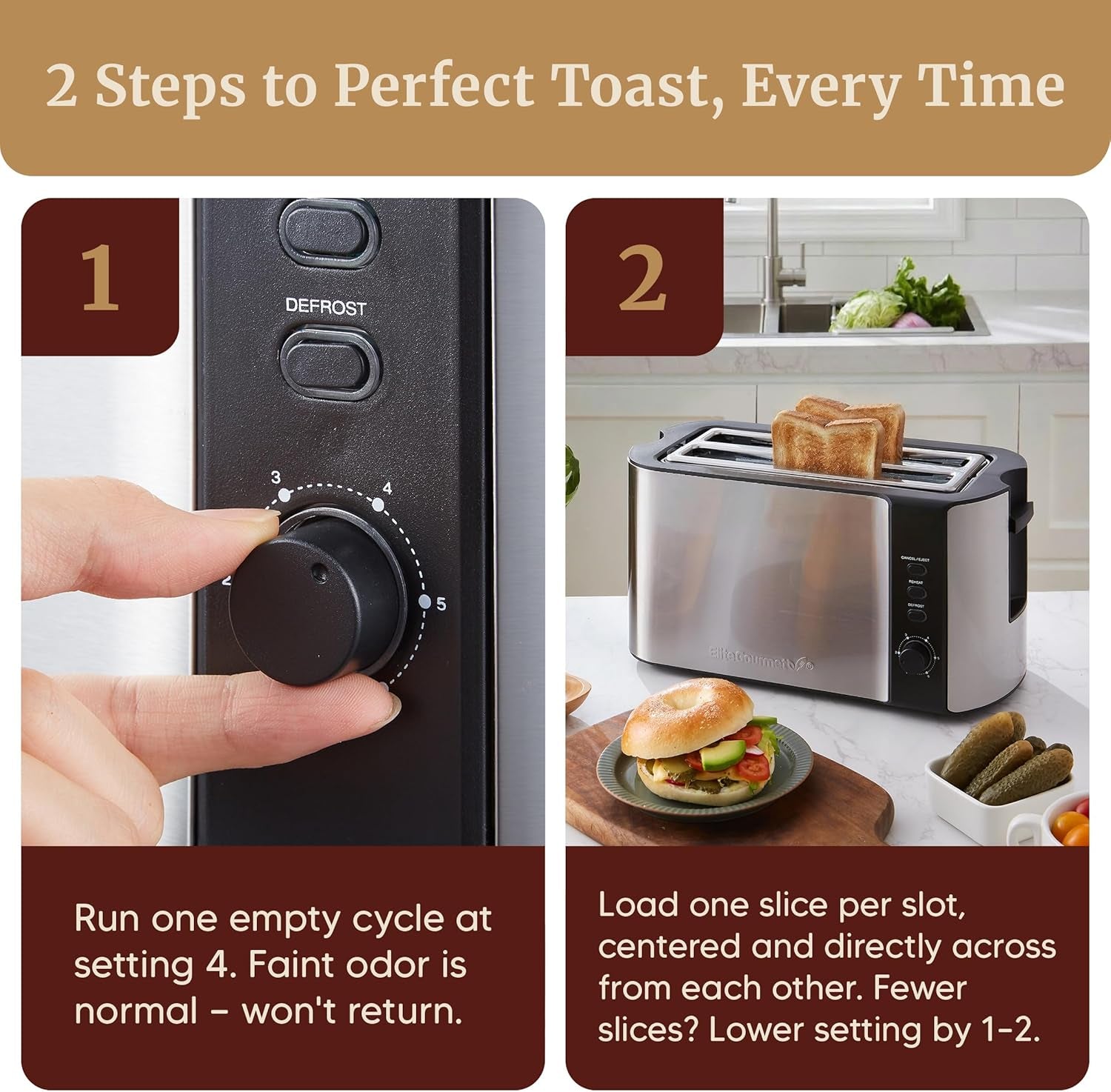 ect-3100-4-slice-long-slot-toaster-stainless-steel-extra-wide-slots-fit-bagels-sourdough-texas-toast-6-browning-settings-reheat-defrost-cancel-built-in-warming-rack