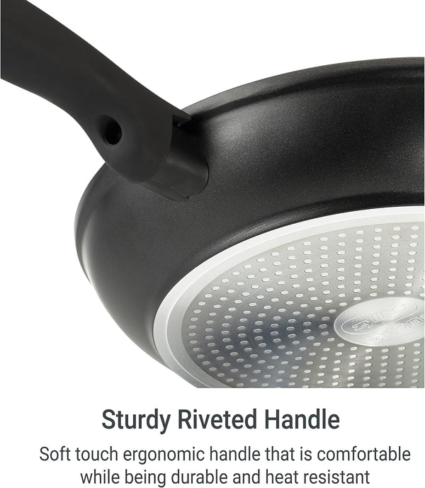Cookware 9.5" Nonstick Fry Pan - Oven, Dishwasher, Induction and Metal Utensil Safe Cooking - Heavy Duty Forged Aluminum with Sturdy Riveted Handle5