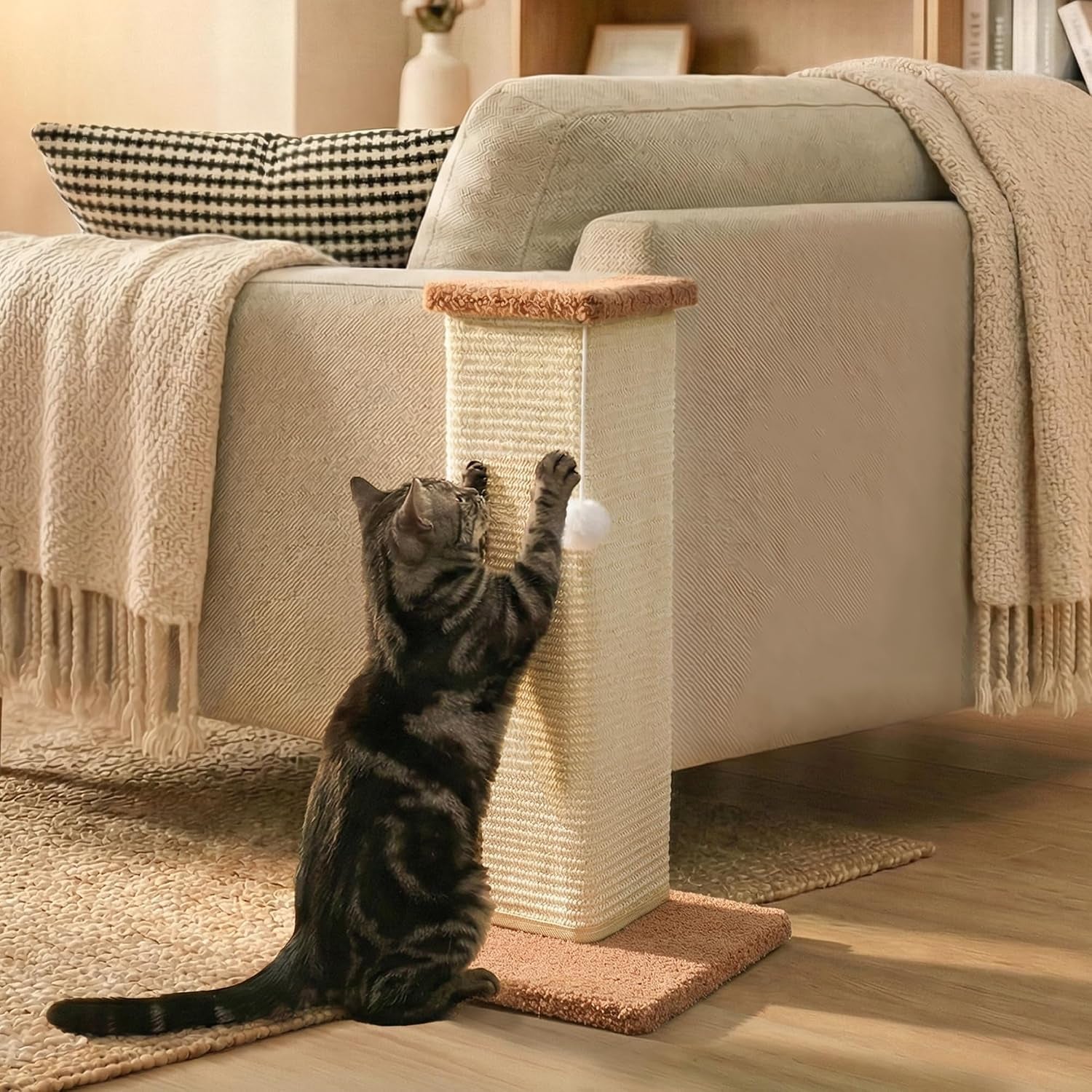 petkaray-sisal-cat-scratcher-ramp-l-shaped-scratching-post-and-scratch-pad-for-indoor-cats-couch-furniture-protector-chevron