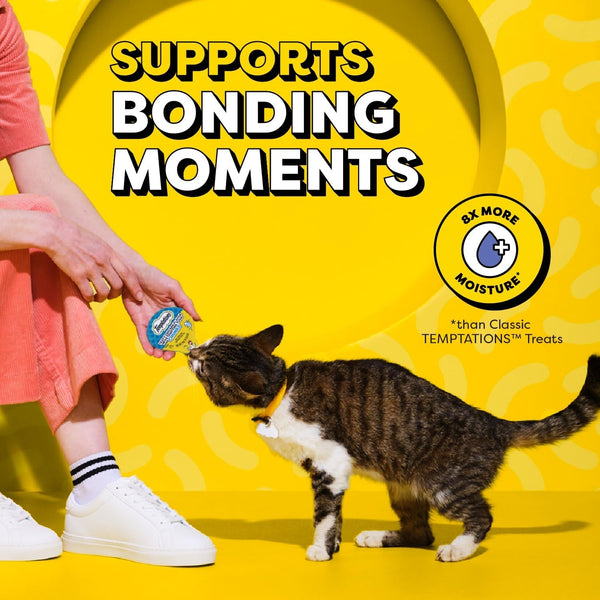 Temptations Lickable Spoons with Chunks Wet Cat Treats, Variety, 24 Count | Mess-Free Puree Spoon, Two Flavors per Spoon, Serve as Treat or Food Topper, Hand-Feed for Bonding, Portioned Serving2