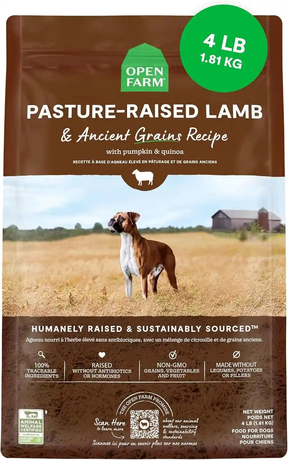 open-farm-ancient-grains-dry-dog-food-wild-caught-salmon-kibble-22lb-bag-all-life-stages-all-breed-sizes-protein-rich-nutrient-dense-100-traceable-ingredients-non-gmo-fruits-veggies