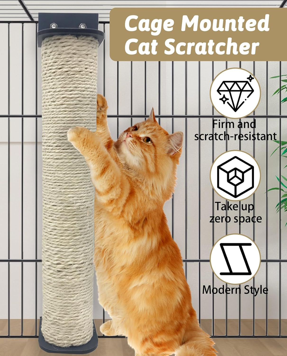vcepjh-2-pcs-cat-scratching-post-for-crate-cage-mounted-cat-scratcher-natural-sisal-scratch-for-scratching-and-climbing-furniture-15x2-7inches-white