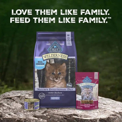 Blue Buffalo Wilderness with Chicken Natural High-Protein Grain-Free Dry Cat Food for Kittens, Real Chicken First, Antioxidant-Rich Lifesource Bits Support Immunity, DHA & ARA for Development, 5 Lbs.12