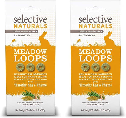 Supreme Petfoods 2 Pack of Selective Naturals Meadow Loops, 2.8 Ounces Each, with Timothy Hay and Thyme1