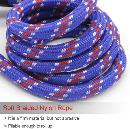 Dog Rope Leash, 5 FT Pet Slip Lead, Dog Training Leash for 10-80 Lb | Standard Adjustable Pet Nylon Leash for Small Medium Dogs Walking(Blue)2