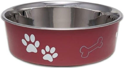 Loving Pets Bella Dog Bowls- Stainless Steel Dog & Cat Bowls - Spill Proof Dog Food Bowl, Cat Bowl, Puppy Essentials & Pet Supplies Great for Home & Travel (Medium 20-35 Lbs, Blueberry)22