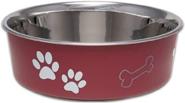 Loving Pets Bella Dog Bowls- Stainless Steel Dog & Cat Bowls - Spill Proof Dog Food Bowl, Cat Bowl, Puppy Essentials & Pet Supplies Great for Home & Travel (Medium 20-35 Lbs, Blueberry)22