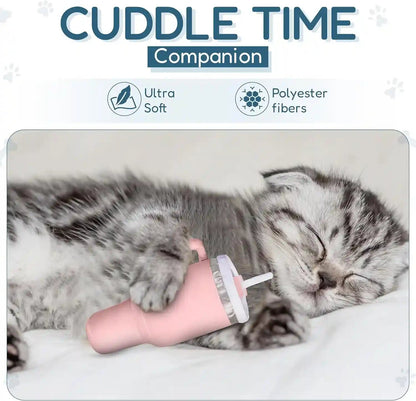 PUPROAR Kitty Cup Catnip Cat Toy, Cat Birthday Gift & Cute Girly Accessory, Crinkle Toy for Indoor Cats (Pink Peach Dust)6