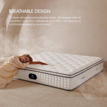 Twin Mattress,10 Inch Cooling Gel Memory Foam Mattress,Cool Sleep,Pressure Relief with Medium Firm Support,Improves Sleep,Certipur-Us Certified for Materials,No Fiberglass,Mattress in a Box9