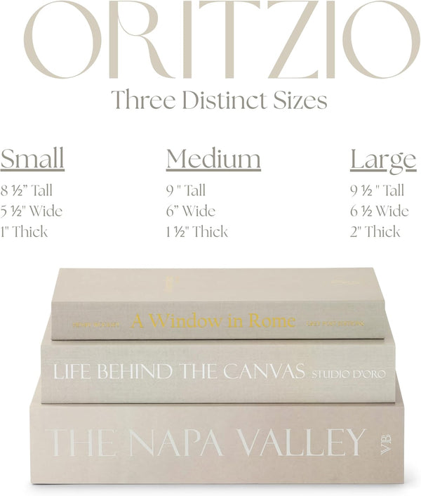 Oversized Set of 9 Faux Books with Hidden Storage (Black), Fashion Books, Coffee Table Accessory, Bookshelf Decor, Home Staging7