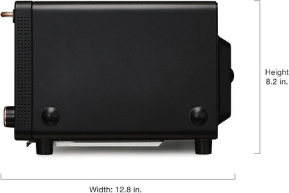 the Toaster Pro | Steam Oven Toaster | Compact Size 14.1″W × 12.6″D × 8.2″H | 6 Modes: Shokupan, Golden Toast, Pizza, Croissant, Oven, Salamander Grill | (Baking Tray Sold Separately) | Black3