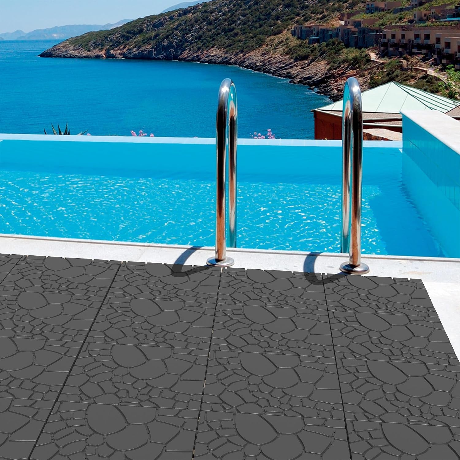 44-pack-interlocking-deck-tiles-12x12-stone-texture-pp-waterproof-flooring-all-weather-anti-slip-patio-tiles-for-indoor-outdoor-poolside-garden-balcony-patio-easy-diy-installation-gray