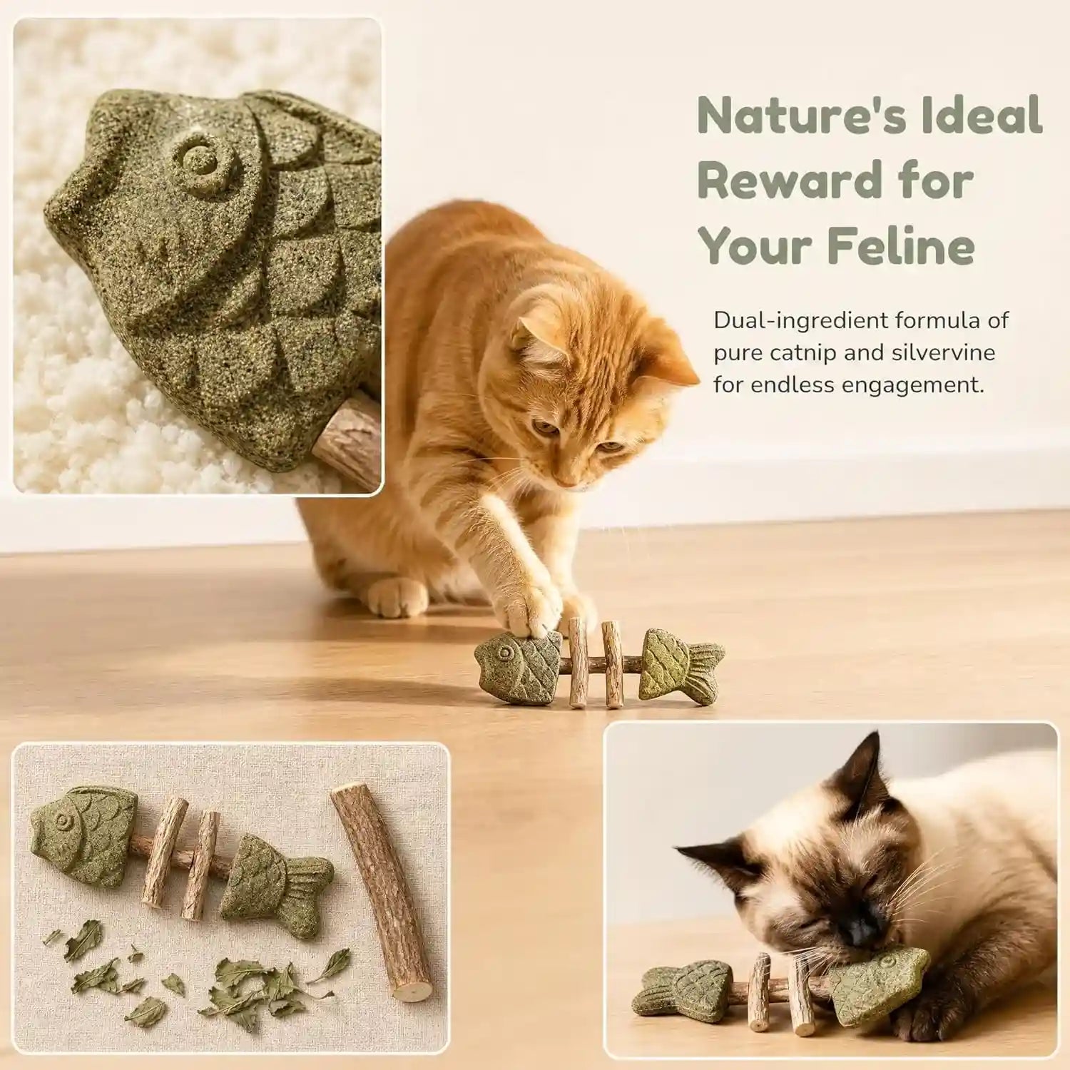 sterling-whiskers-cat-chew-stick-catnip-silvervine-fishbone-toy-2-pcs-natural-catnip-silvervine-fishbone-texture-chewing-enrichment-oral-care-support-indoor-cat-toy