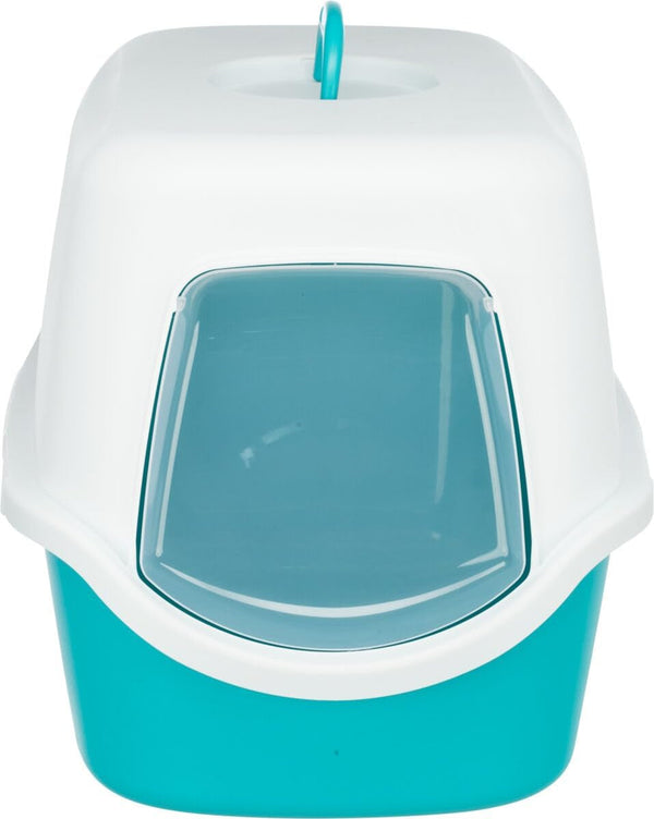 Trixie Vico Litter Tray for Cats Turquoise/White2