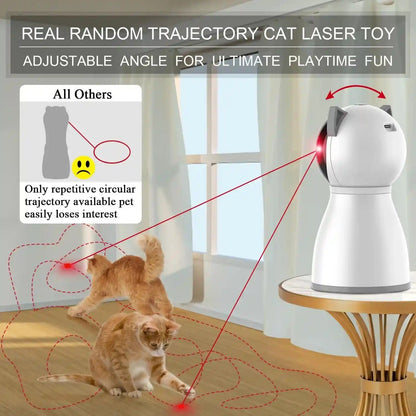 YVE LIFE Cat Toys Laser for Indoor Cats,The 4Th Generation Real Random Trajectory Motion Activated Rechargeable Automatic Cat Laser Toy,Interactive Cat Toys for Bored Indoor Cats/Kittens2