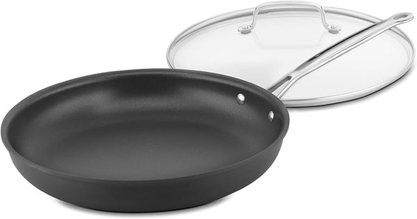 Chef'S Classic™ Nonstick Hard Anodized 12" Nonstick Skillet with Glass Cover1