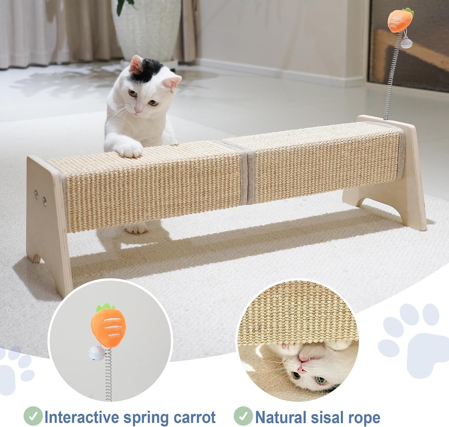 cat-scratching-post-30-horizontal-sisal-scratch-post-for-indoor-cats-durable-cat-furniture-protector-with-spring-toy