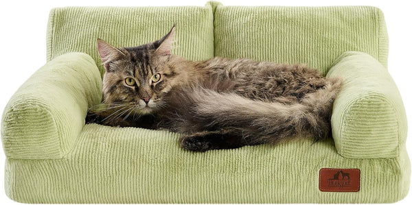 Hollypet Small Dog Large Cat Bed Puppy Couch Beds for Pets up to 25 Lbs | Fluffy Dog Cat Couch Plush Soft Warming Pets Beds with Machine Washable Cover and Non-Slip Bottom23