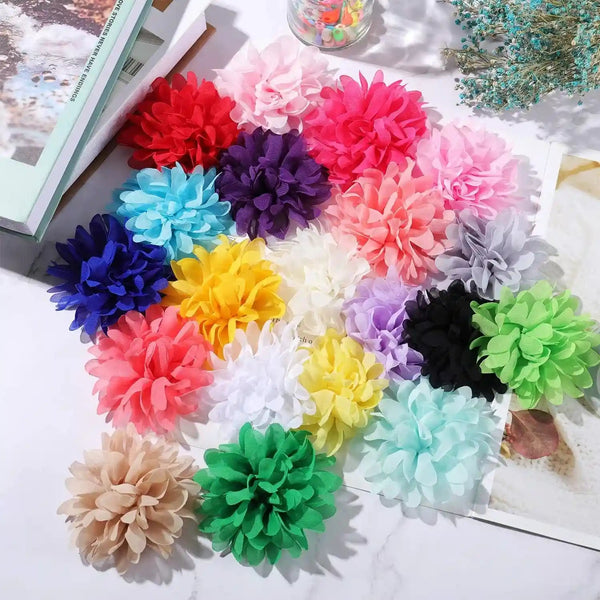 20 Pcs 4.7 Inch Dog Collar Flowers Bow Multicolored Pet Bow Collar Charms Accessories for Puppy Cat Dog Pet Grooming Accessories3