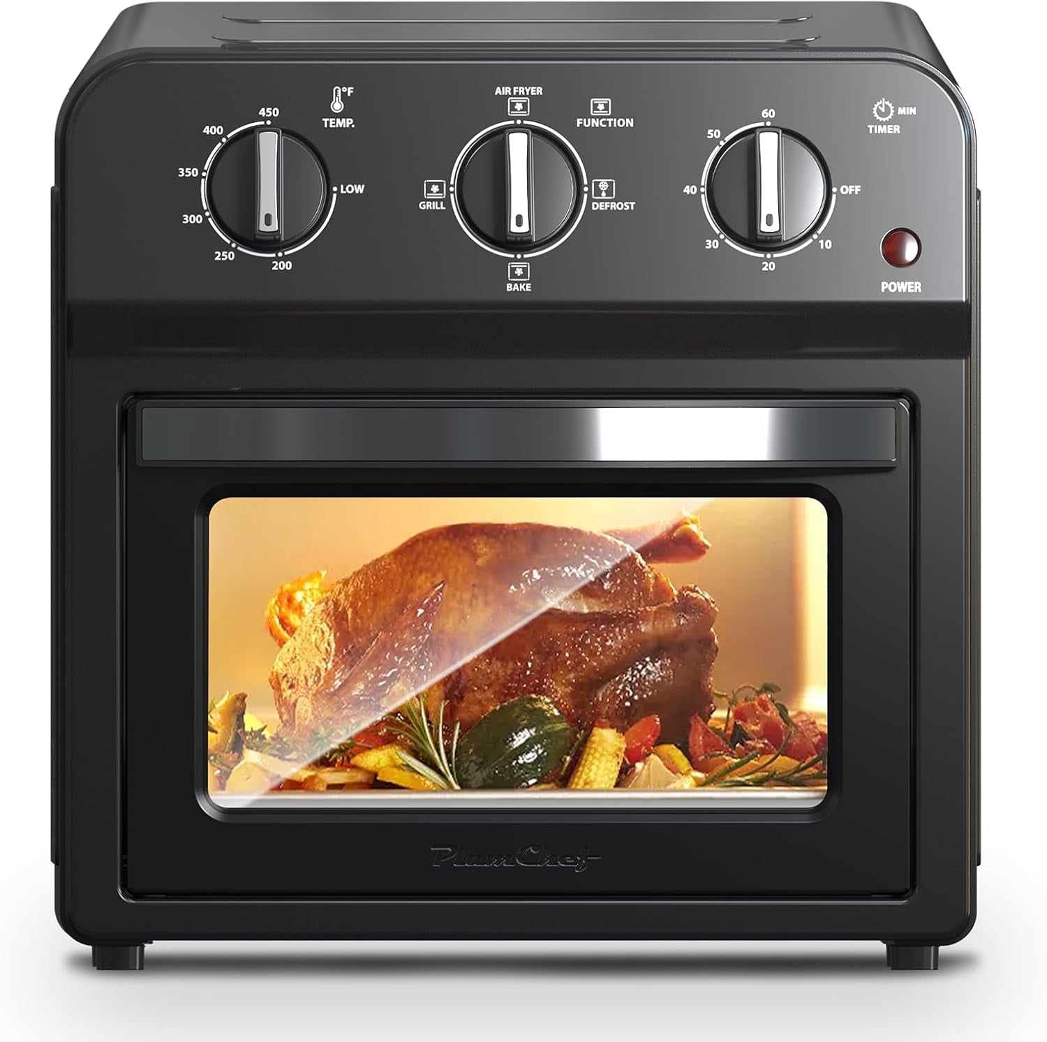 4-slice-air-fryer-toaster-oven-combo-360-hot-air-circulation-larger-capacity-timer-temp-control-stainless-steel-7-in-1-convection-oven-countertop-low-oil-for-family-cooking-black