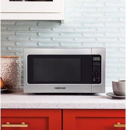 Professional, 1200-Watt 2.2 Cu. Ft. Microwave Oven with Green LED & Sensor Cooking, Brushed Stainless Steel, FMO22ABTBKC4