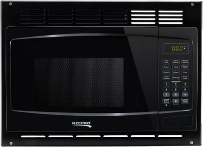 1.0 Cu. Ft. RV Microwave with Trim Kit, Black | 900W Cooking Power, 8 Express Cook Presets, 10 Power Levels, Instant Start8