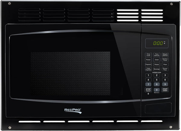 1.0 Cu. Ft. RV Microwave with Trim Kit, Black | 900W Cooking Power, 8 Express Cook Presets, 10 Power Levels, Instant Start8
