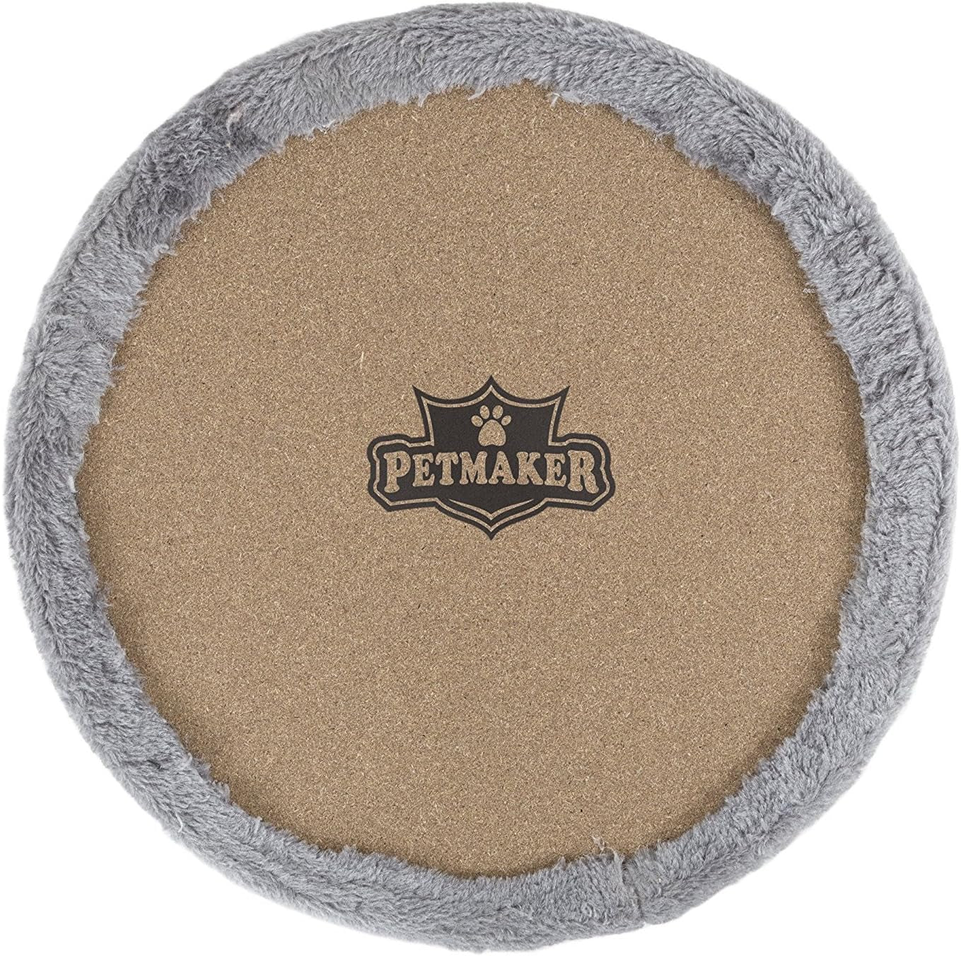 20-5-inch-cat-condo-2-story-cat-house-with-sisal-scratch-pad-barrel-shaped-pet-house-covered-in-soft-fabric-by-petmaker-gray